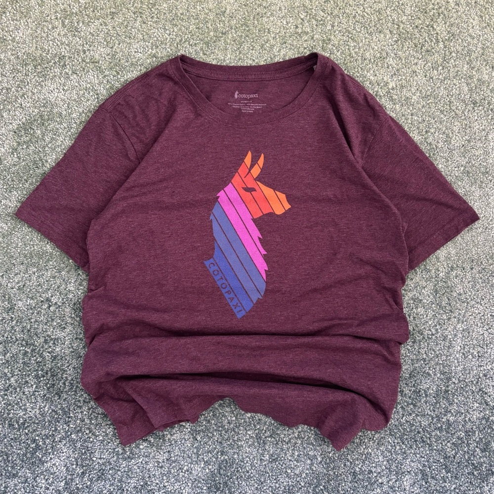 Cotopaxi Women’s Y2K Center Hit Nature Outdoors Cottage Hiking Graphic Tee